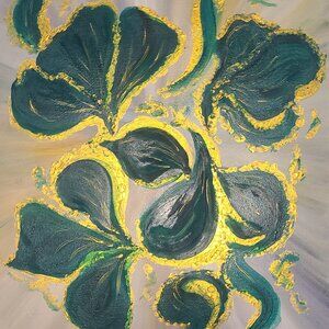 Golden Pulse- Oil on Canvas